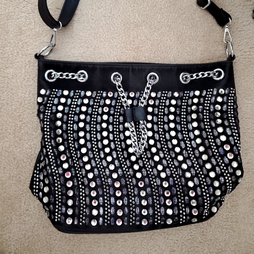 Bling black purse